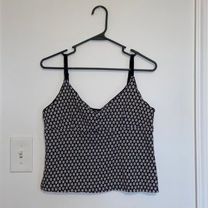 vintage skull print tank top